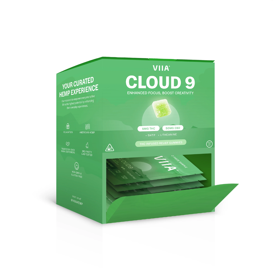 VIIA | Microdose CLOUD 9 | CBD - THC | 2mg | Guava Berry | 2ct